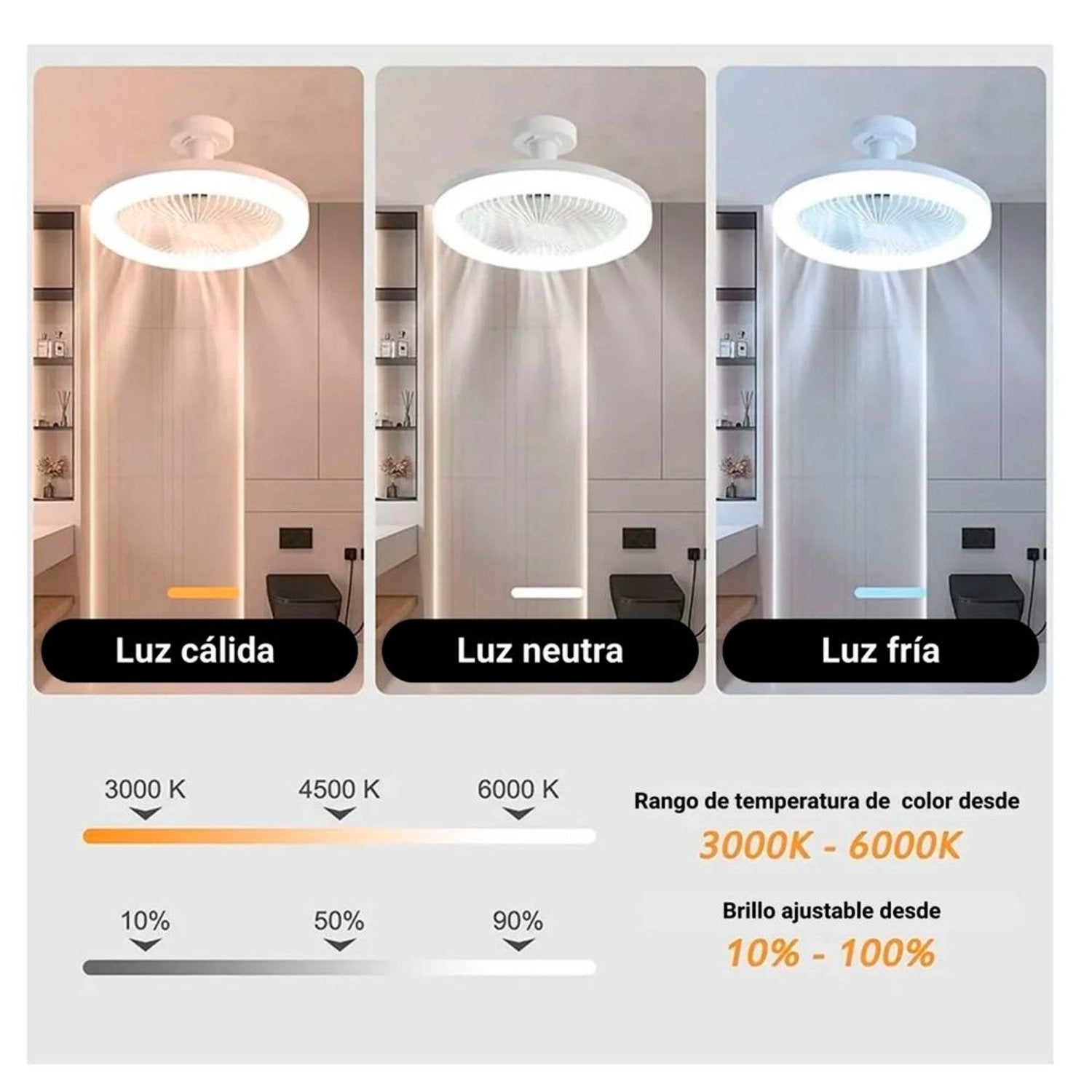 Foco Ventilador 3 en 1  💡🍃