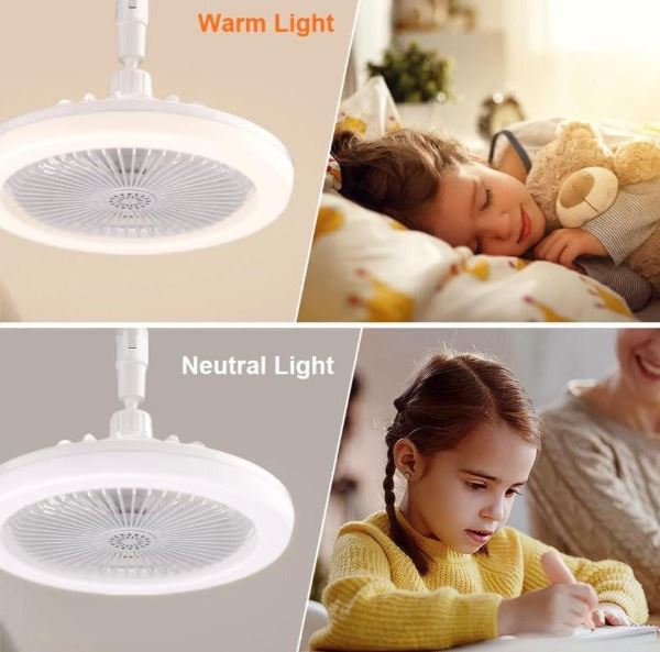 Foco Ventilador 3 en 1  💡🍃